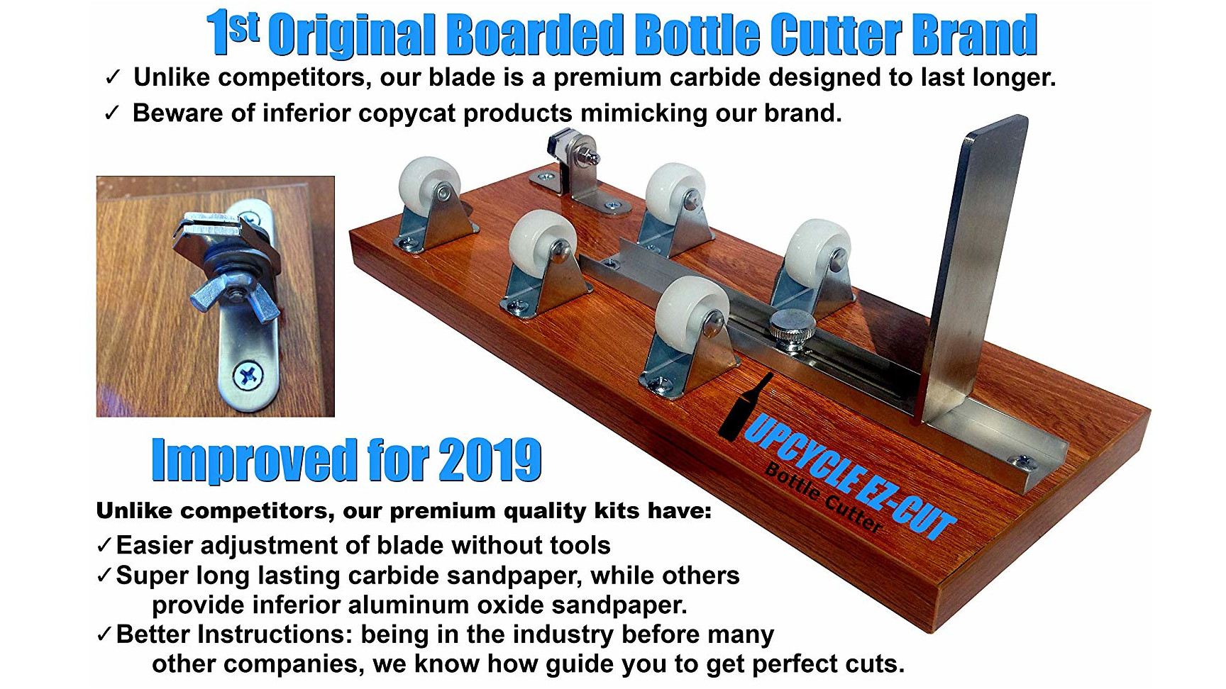 Upcycle EZ-Cut Bottle Cutter  Basic Glass Bottle Cutter KitBasic
